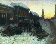 Vasily Perov The last tavern at the city gates china oil painting reproduction